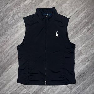 Medium Black Polo Golf Ralph Lauren vest big pony
